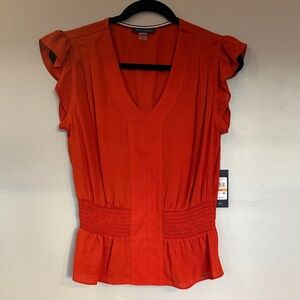 Tommy Hilfiger Blouse with Ruffled Sleeves